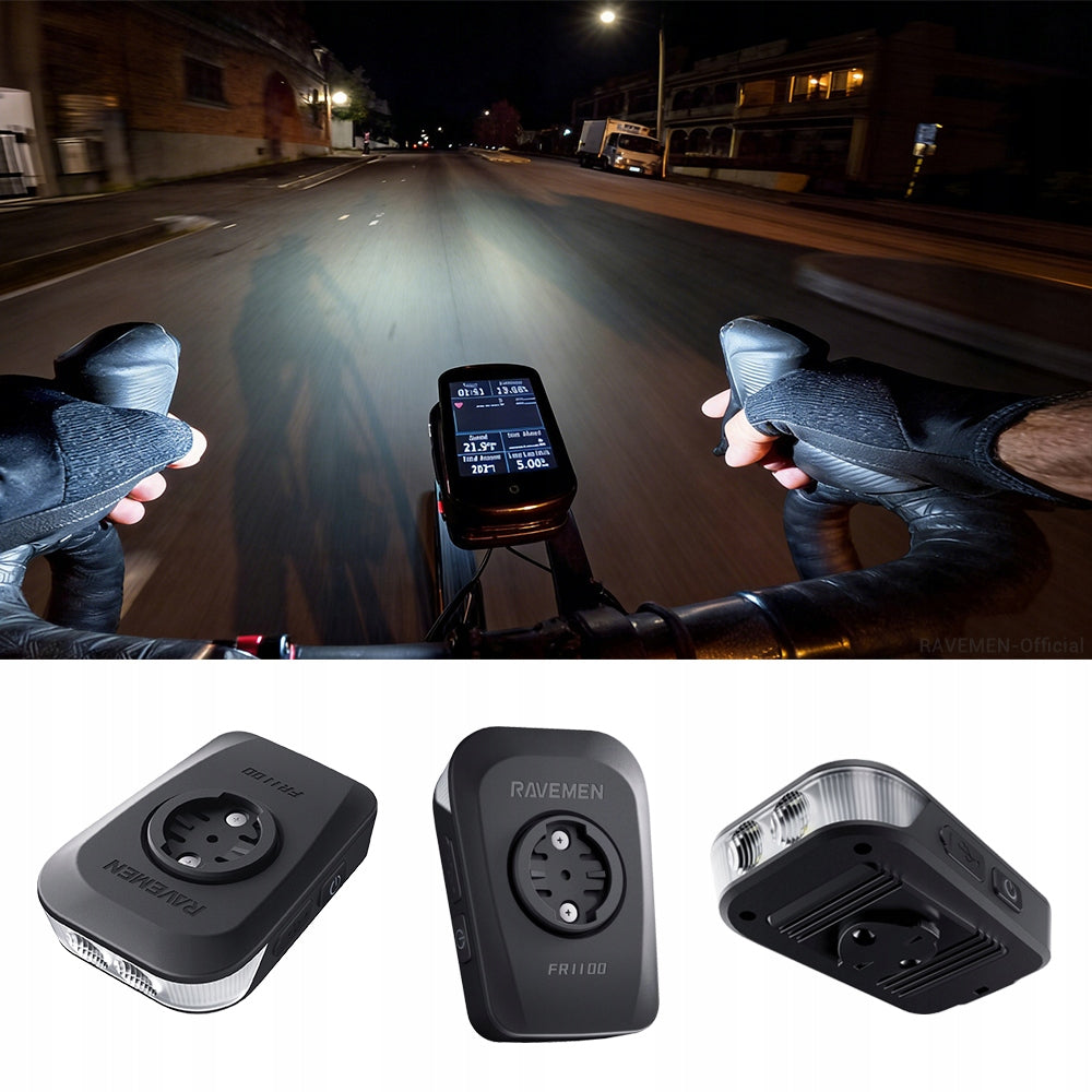 Front lamp RAVEMEN FR1100SE 270° beam angle Function Powerbank IPX4 Brand Ravemen