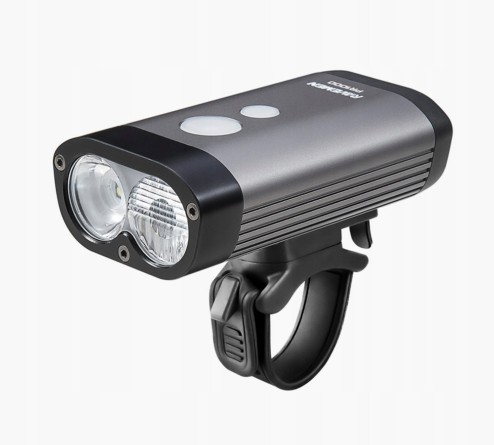 Front lamp Ravemen PR1000 LED 1000 lumens 3,2Ah remote control powerbank IPX8. Manufacturer code I-RV-PR1000