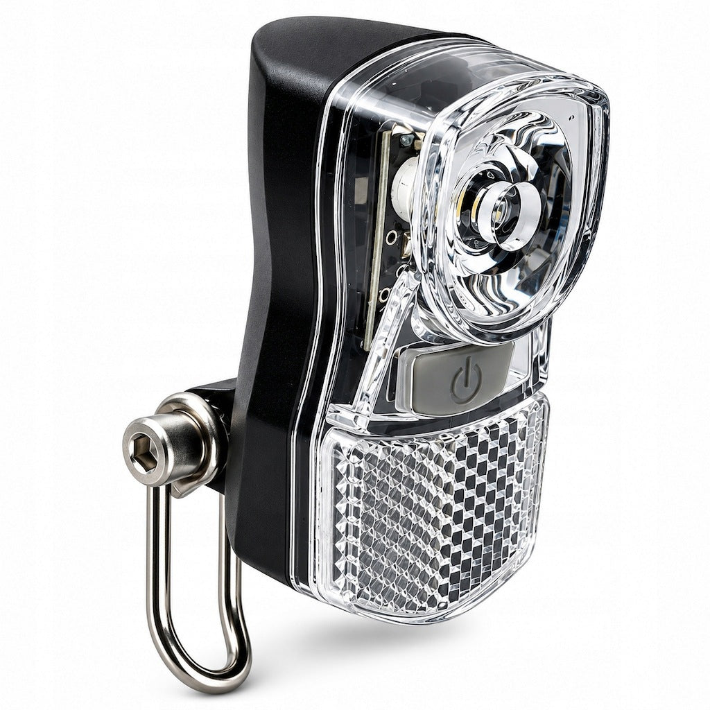 Front lamp XC-210 1W LED, 7 LUX, fork mounted