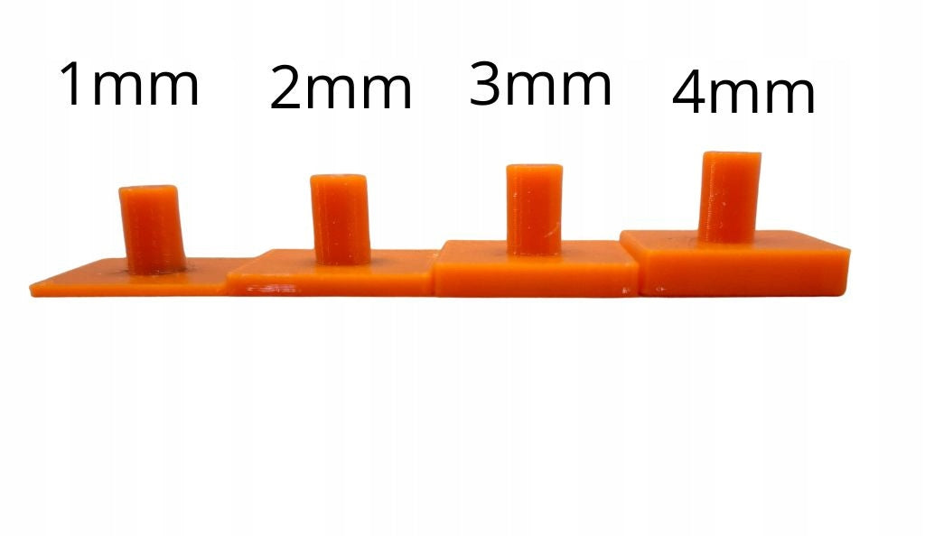 Front mounting device without measuring plate 18mm from 0mm to 4mm For carpentry