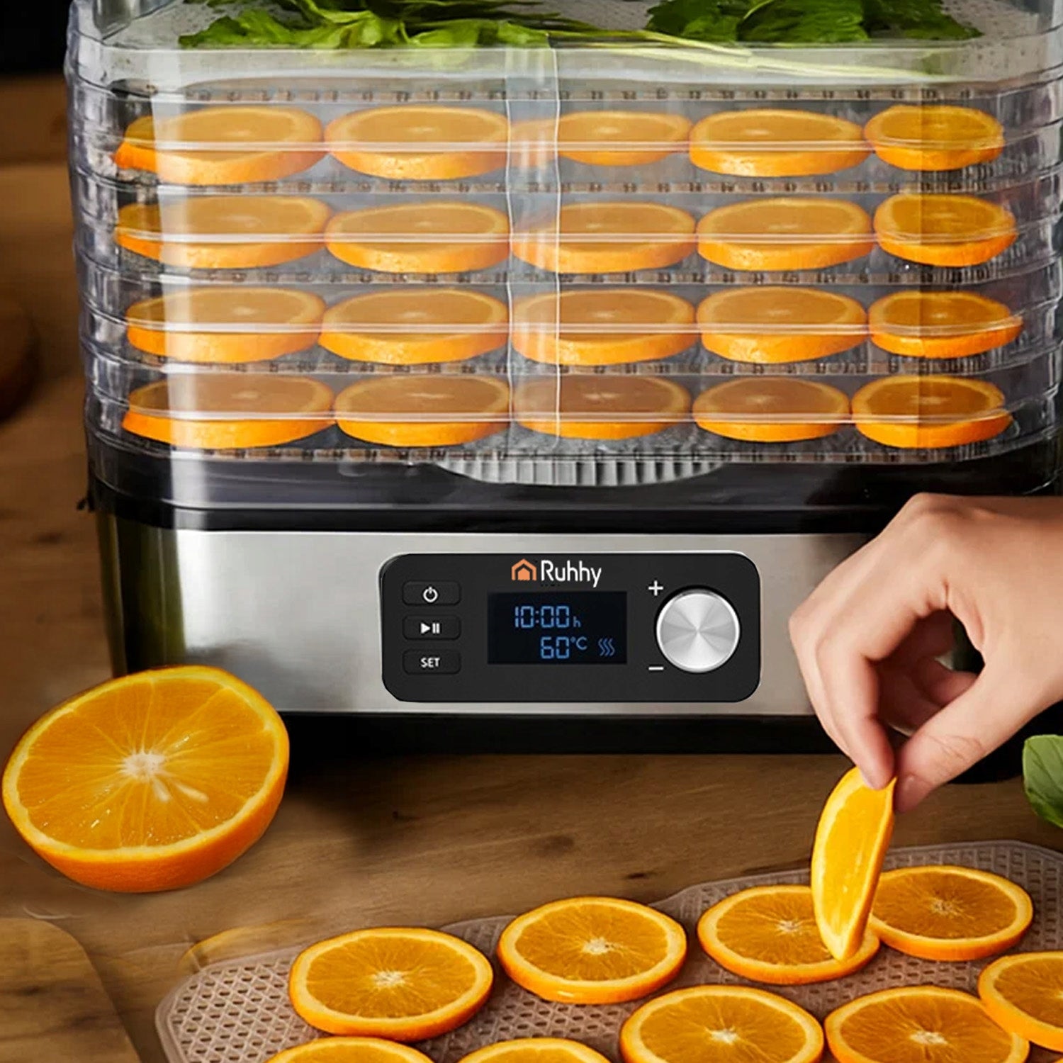 Fruit Mushroom Dryer Vegetable Herbs Large Trays + Sita Mats Knife Pliers Manufacturer code 391359755