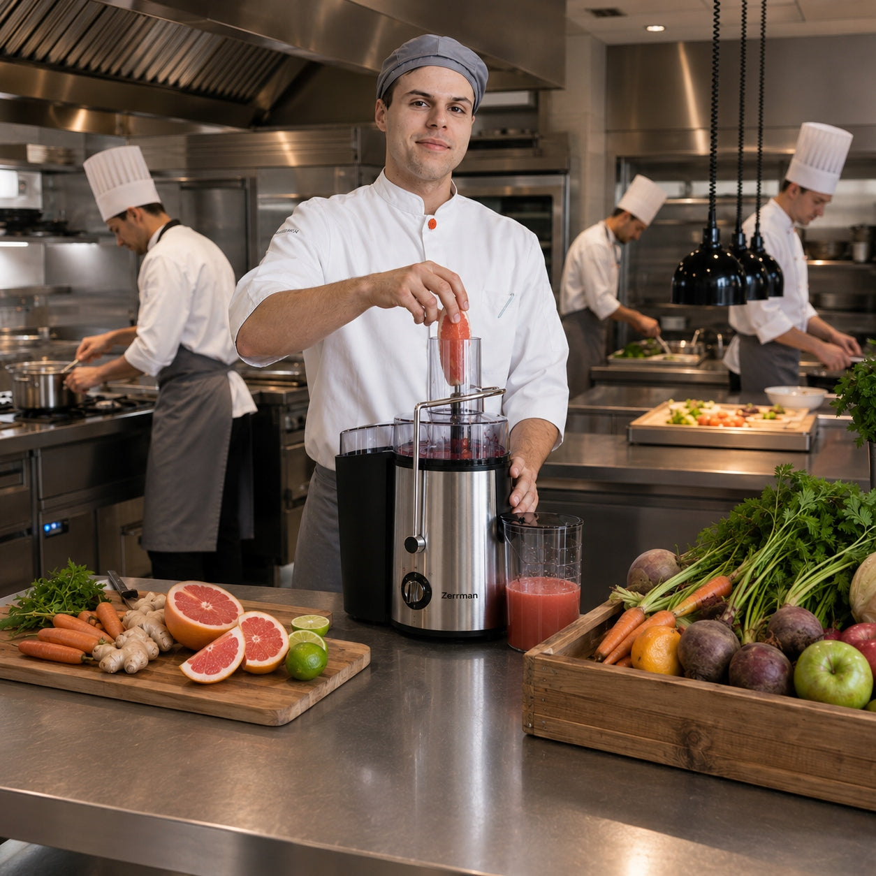 Fruit and Vegetable Juicer High Speed Juicer High Power 1600W800W Manufacturer code ZerrmanN88