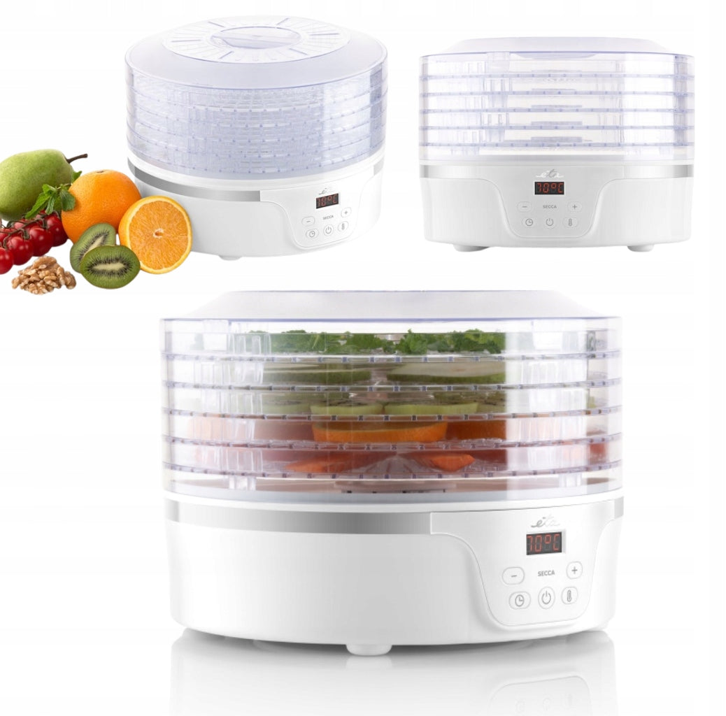 Fruit and vegetable dryer ETA Secca 5 sit 380W ETA730190000 white