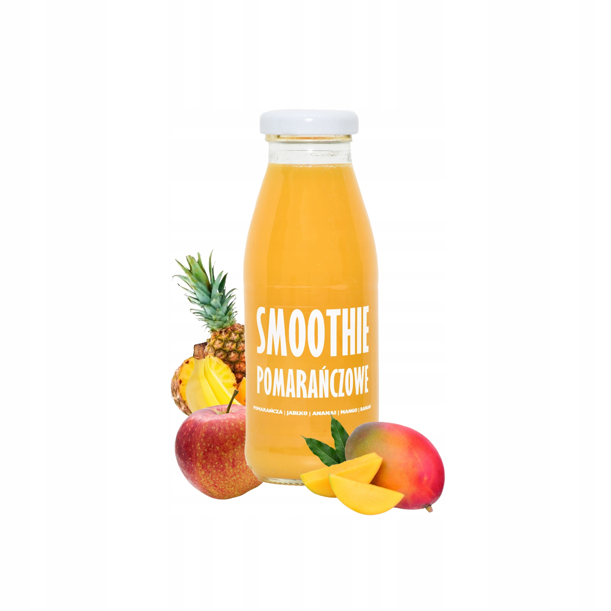 Fruit mousse smoothie mango banana orange 240ml for baby without sugar