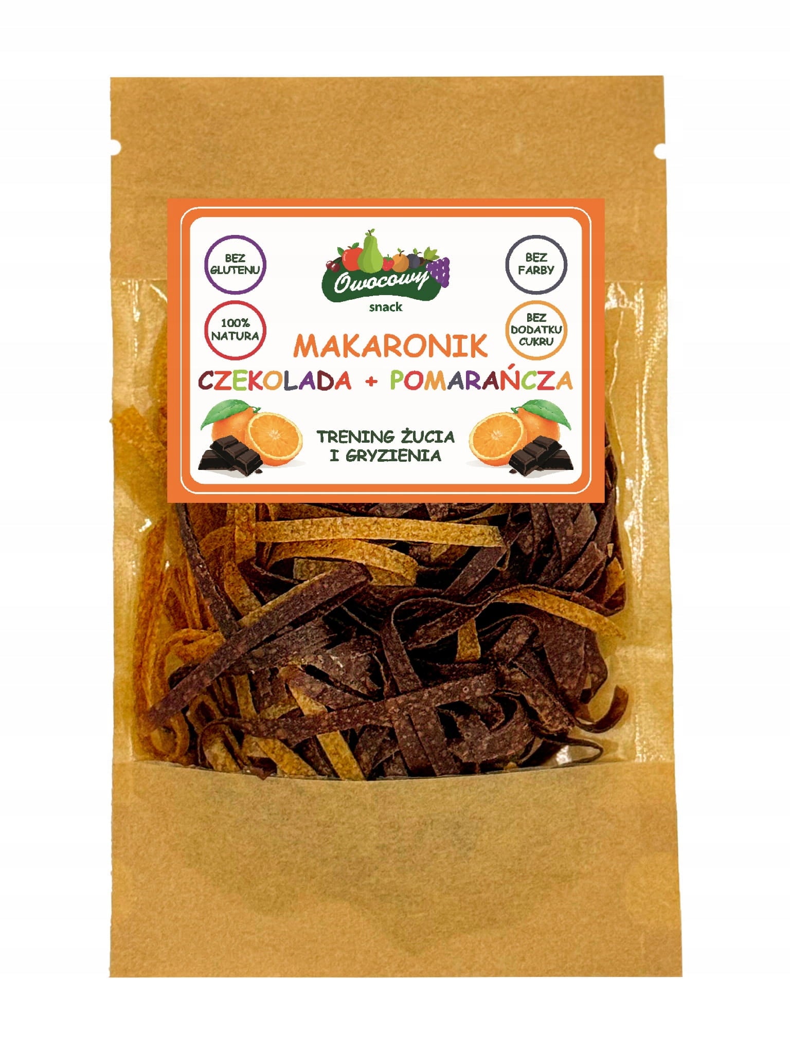 Fruity pasta cocoa orange 50g ready to eat