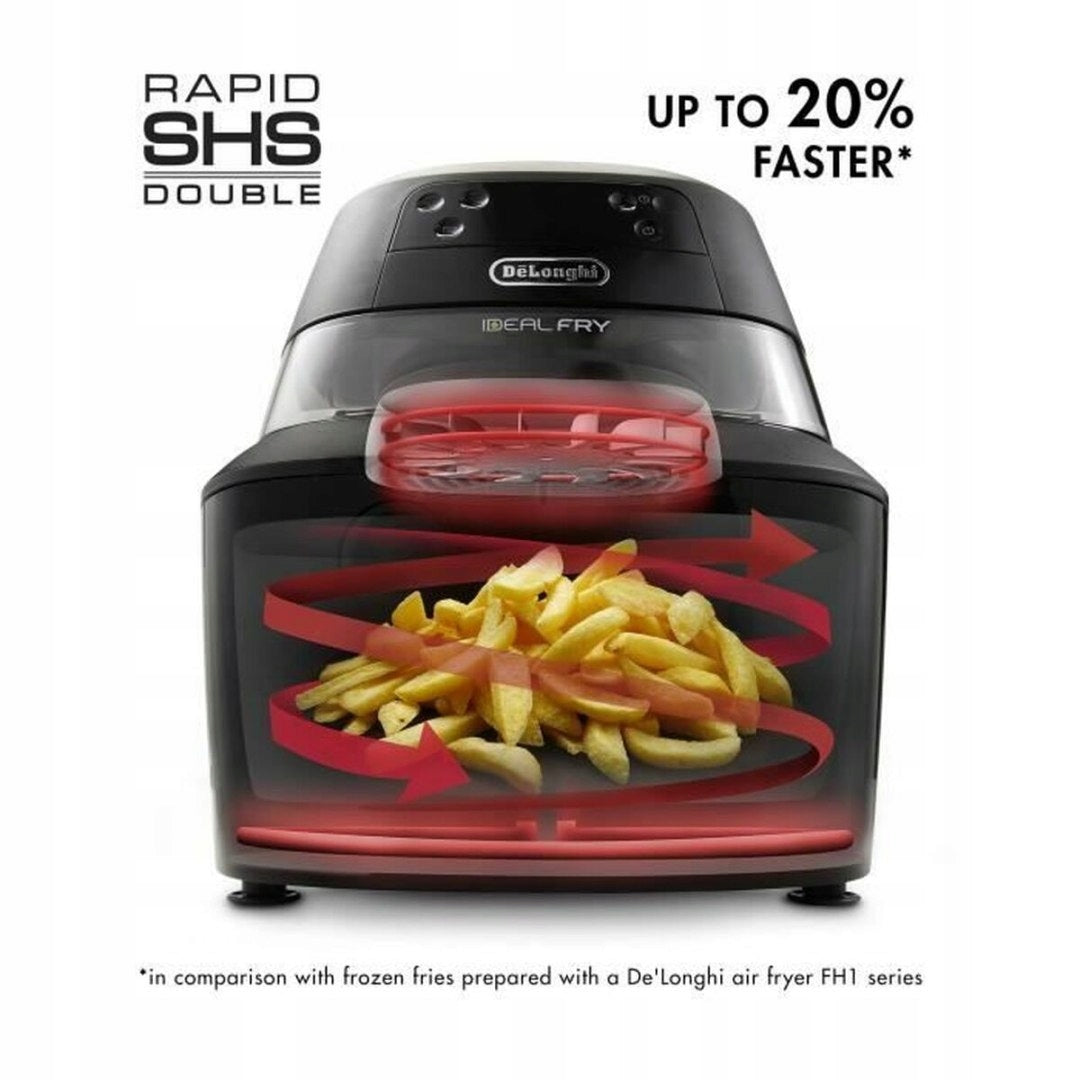 Frytkownica beztłuszczowa DeLonghi FH2394.BK 4,9l Dominant color black