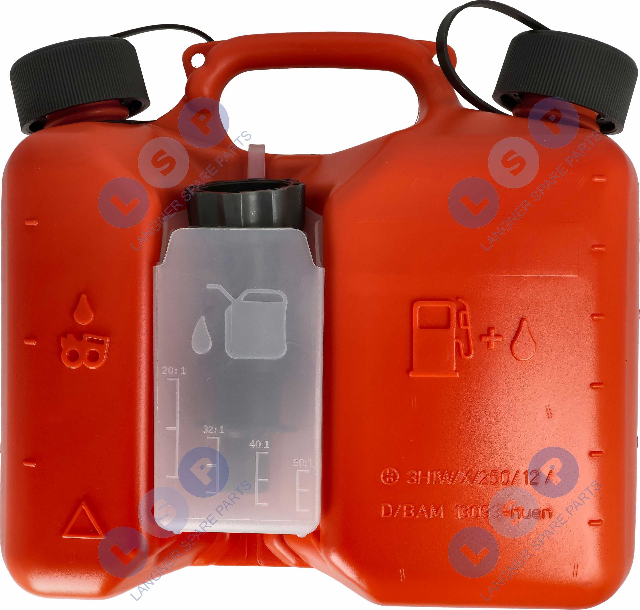 Fuel Canister 3L For Chain Lubrication Oil 1.5L 2in1 With Funnel Brand LSP