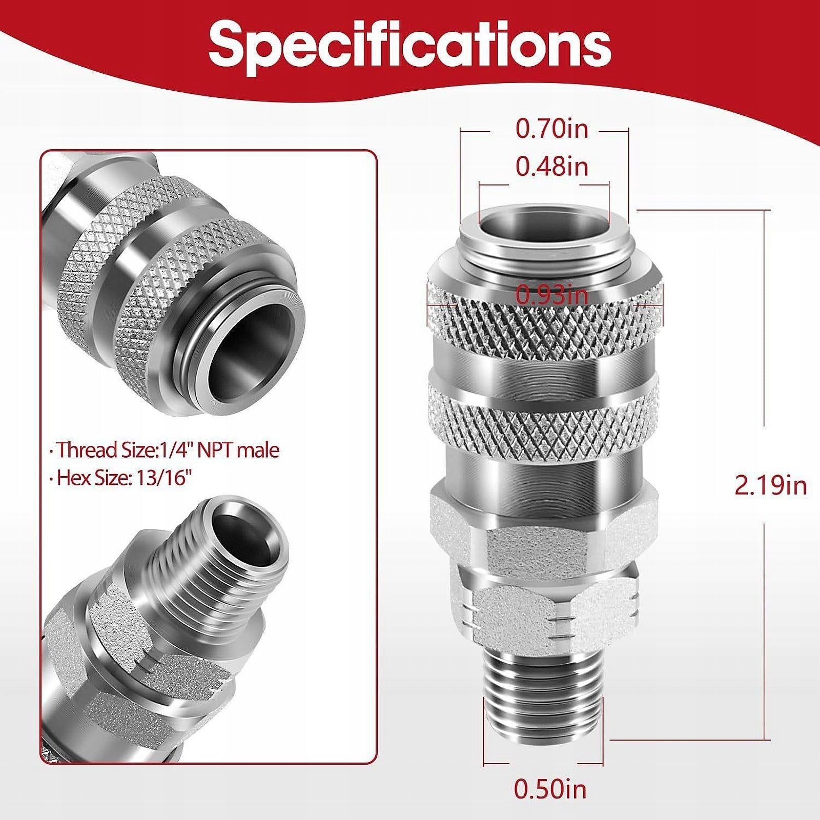 Fuel System Coupler Fitting Professional Reliable Fuel System Repair Kit Packaging status original