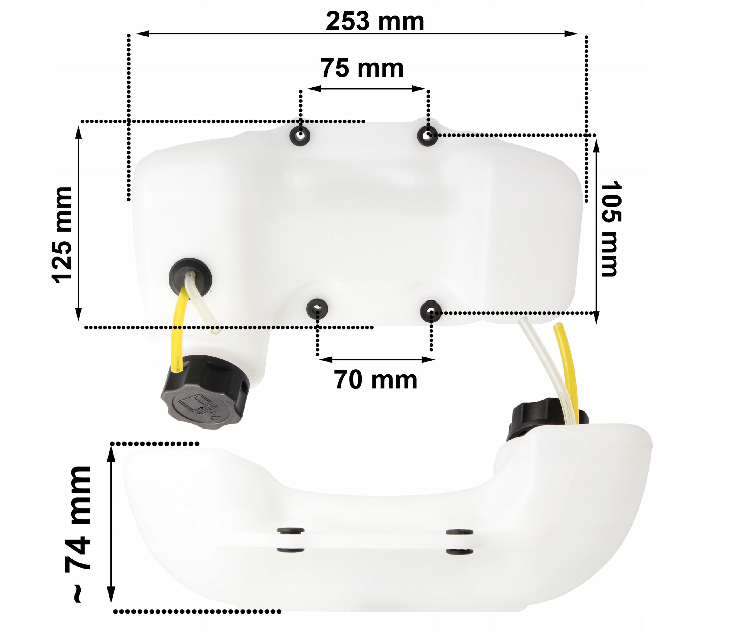 Fuel tank filter plug for combustion scythe Packaging status original