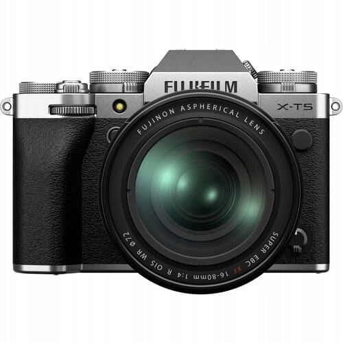 Fujifilm X-T5 + 16-80mm f/4 R OIS WR, silver Brand Fujifilm