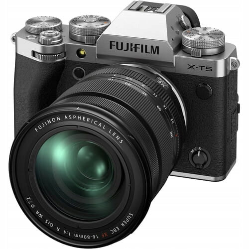 Fujifilm X-T5 + 16-80mm f/4 R OIS WR, silver Packaging status original