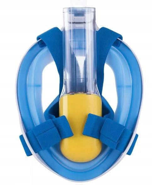 Full Face Diving Mask L/XL Blue Folding with Tube Product weight with unit packaging 0.5 kg