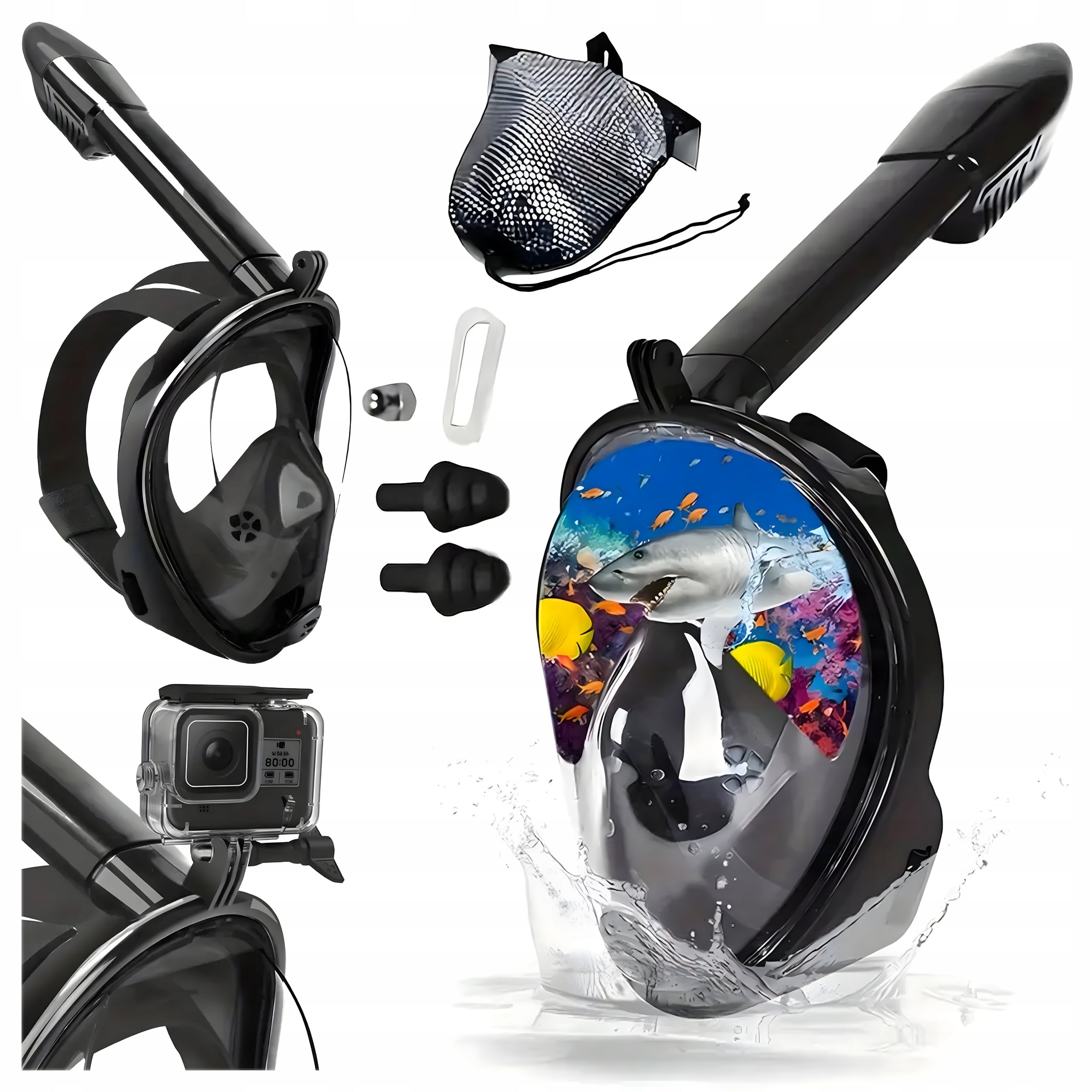Full Face Water Diving Mask for Swimming Pool S/M for Kids