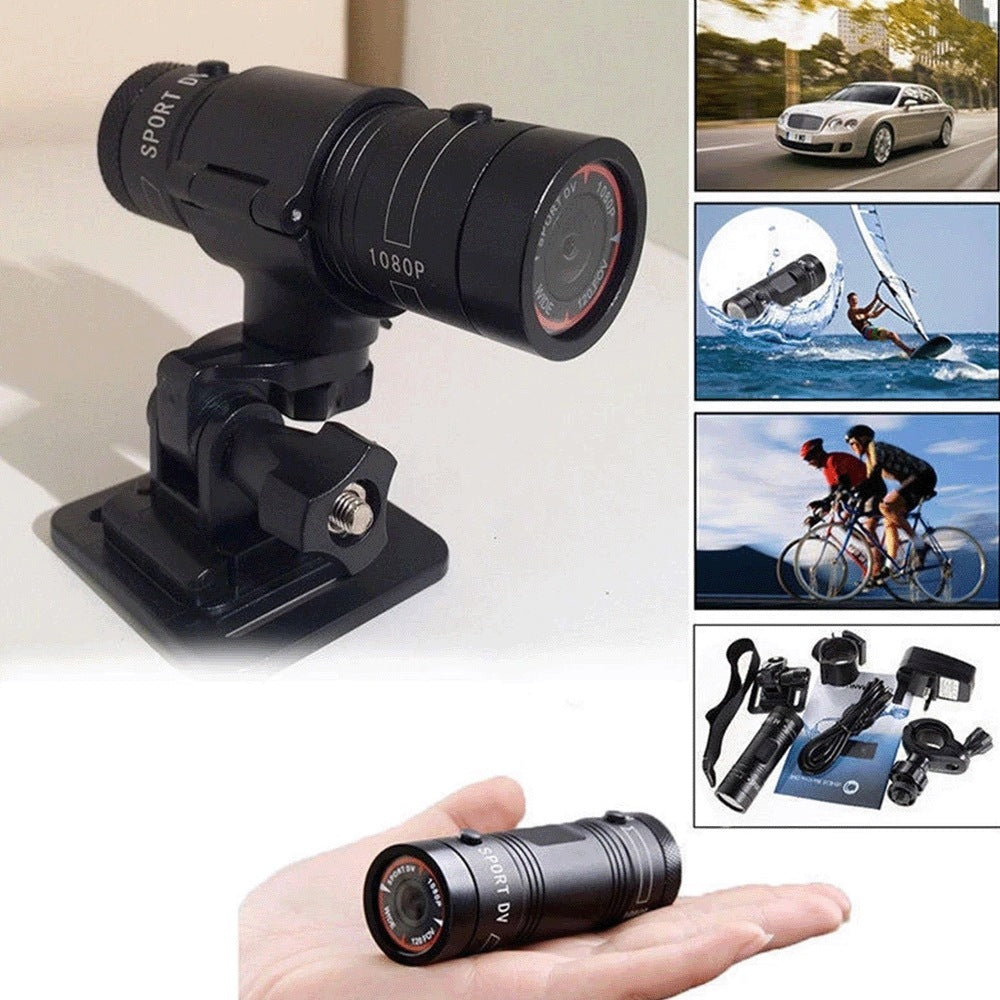 Full HD Helmet Camera 1080P 120° Metal 2h Recording With Handles Brand no brand