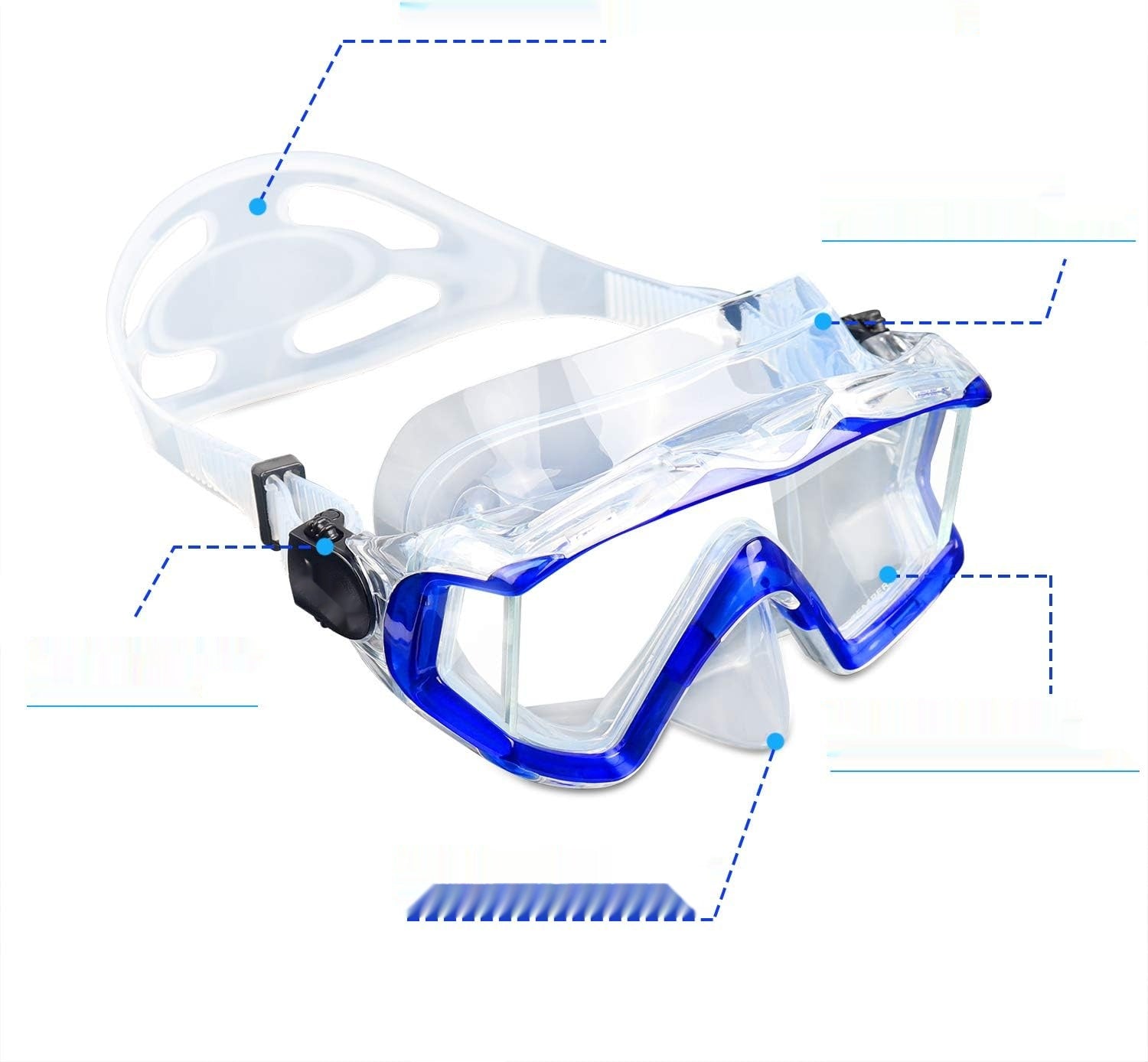 Full face diving mask EXP VISION HD Pano colourless Brand exp vision