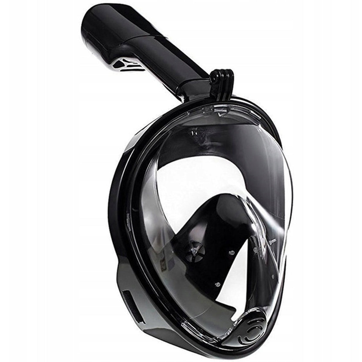Full face diving mask, with tube Matisto DRY TOP ANTI FOG black Color black