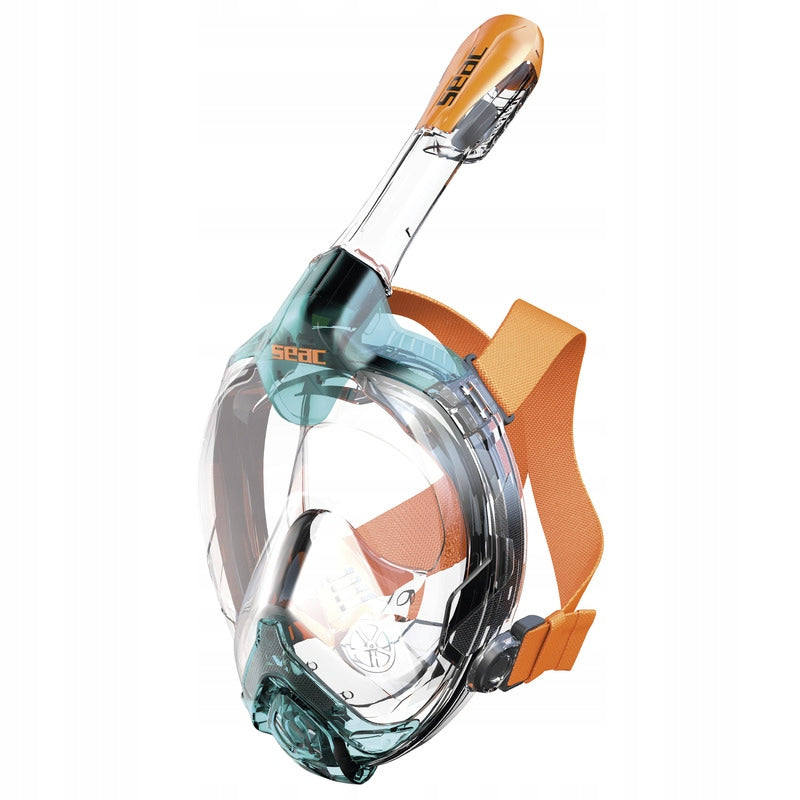 Full face diving mask, with tube Seac Libera blue Brand Seac