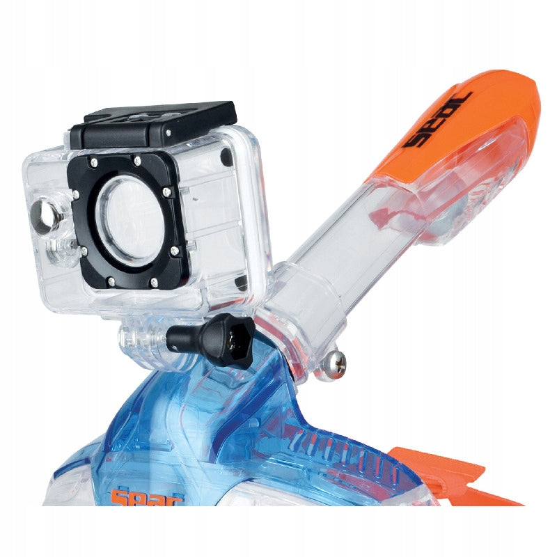 Full face diving mask, with tube Seac Libera blue Color blue