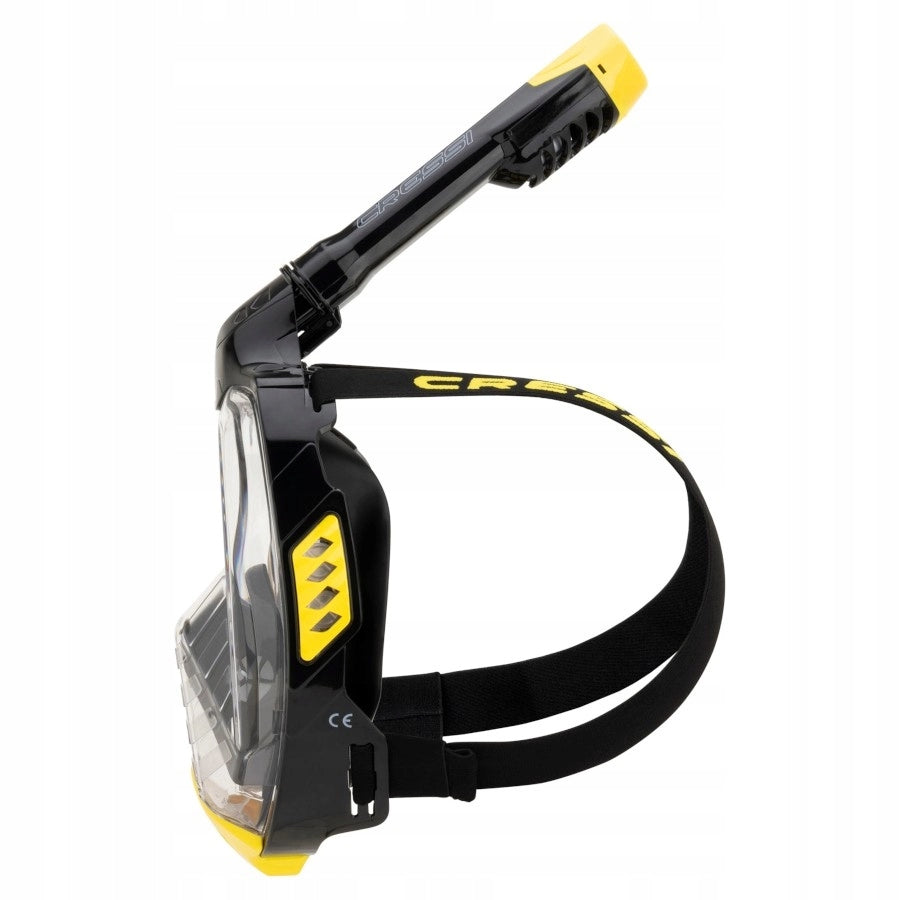 Full face mask Cressi Bali snorkeling mask S/M yellow Brand Cressi