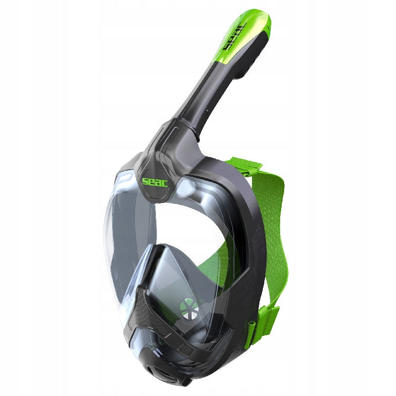 Full face mask SEAC UNICA L/XL black/lime