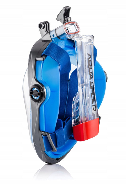 Full face mask for snorkeling AQUA SPEED Spectra S/M Color blue