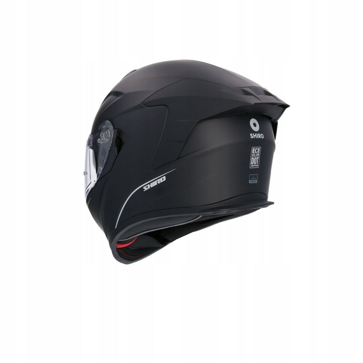 Full sport motorcycle helmet SHIRO Raptor black mat L (59-60) Manufacturer Shiro