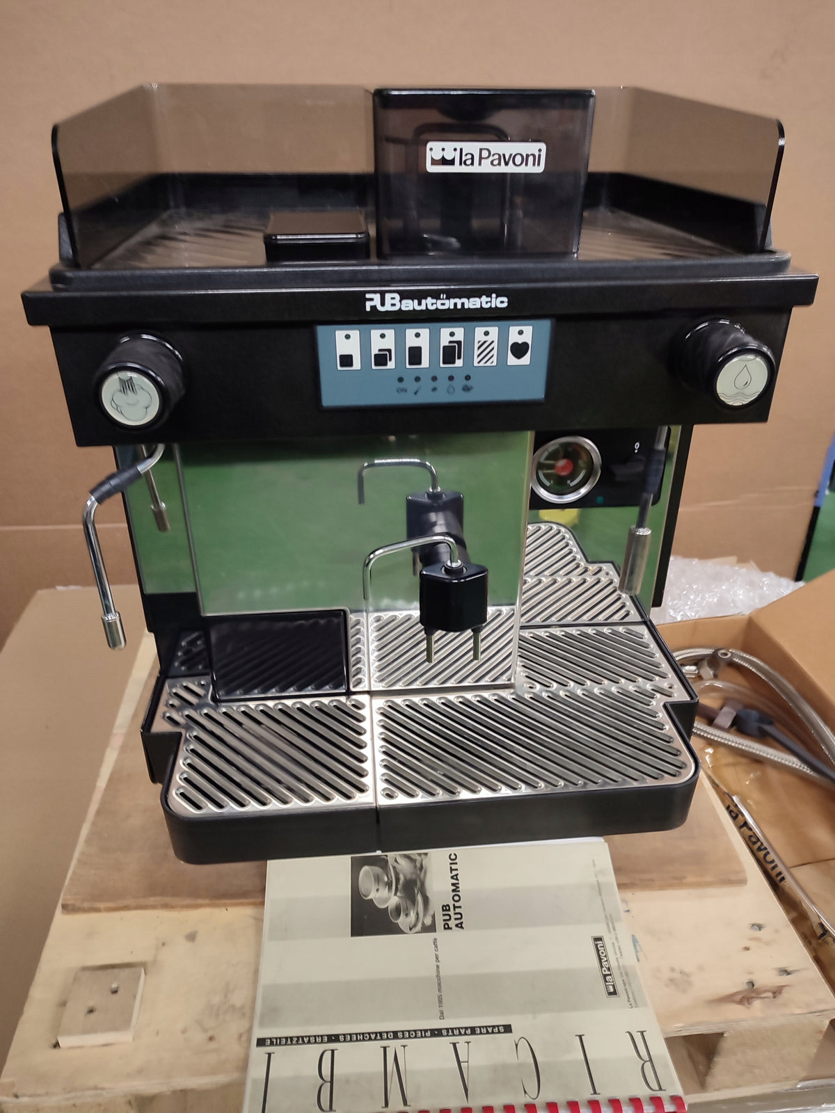 Fully automatic professional coffee maker LA Pavoni PUBautomatic Brand La Pavoni