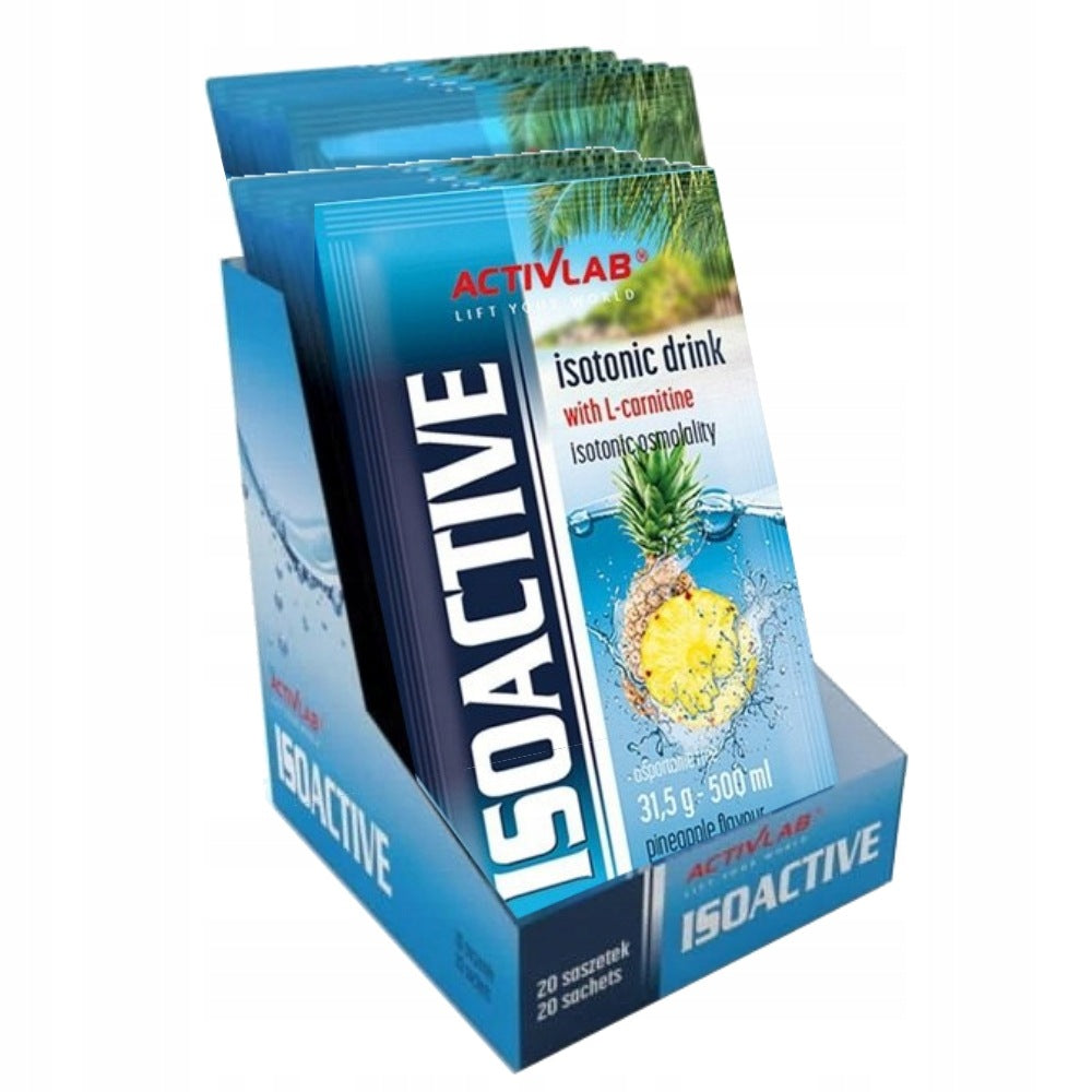 Functional Isotonic ACTIVLAB ISOACTIVE pineapple 31,5g electrolytes x20pcs Expiration date not specified