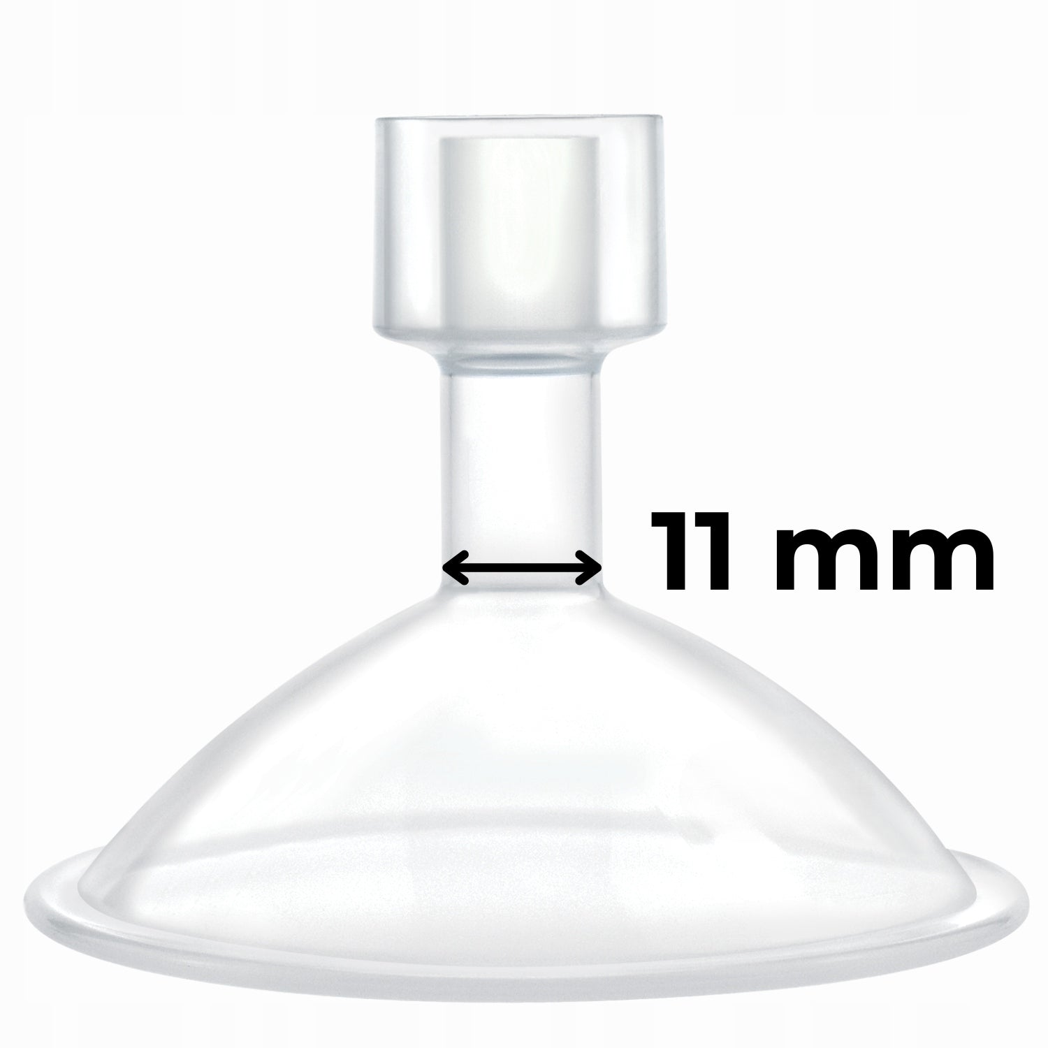 Funnel for breast pump bowl 11 mm