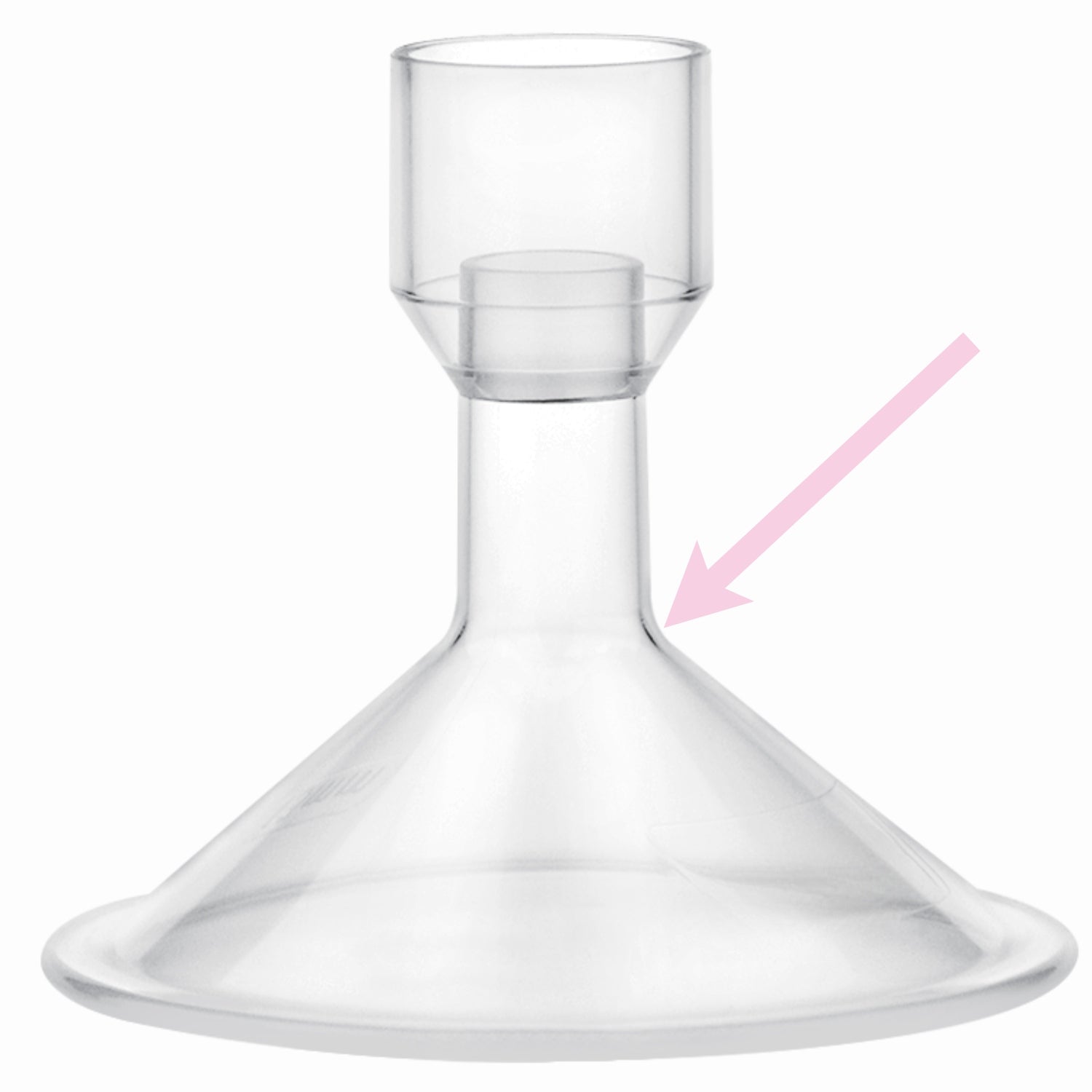 Funnel for breast pump bowl 22 mm Medical device yes
