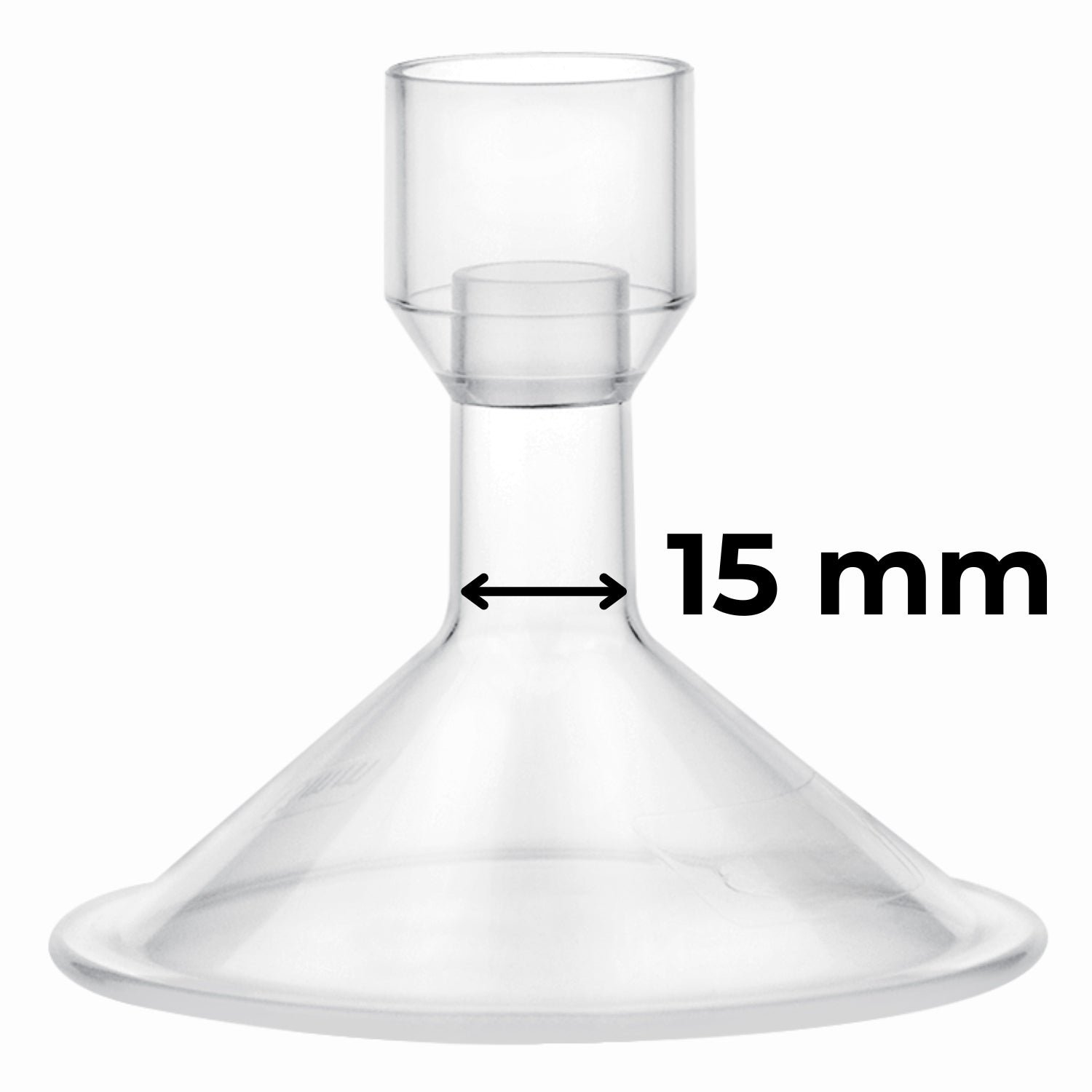 Funnel for breast pump standard 15 mm