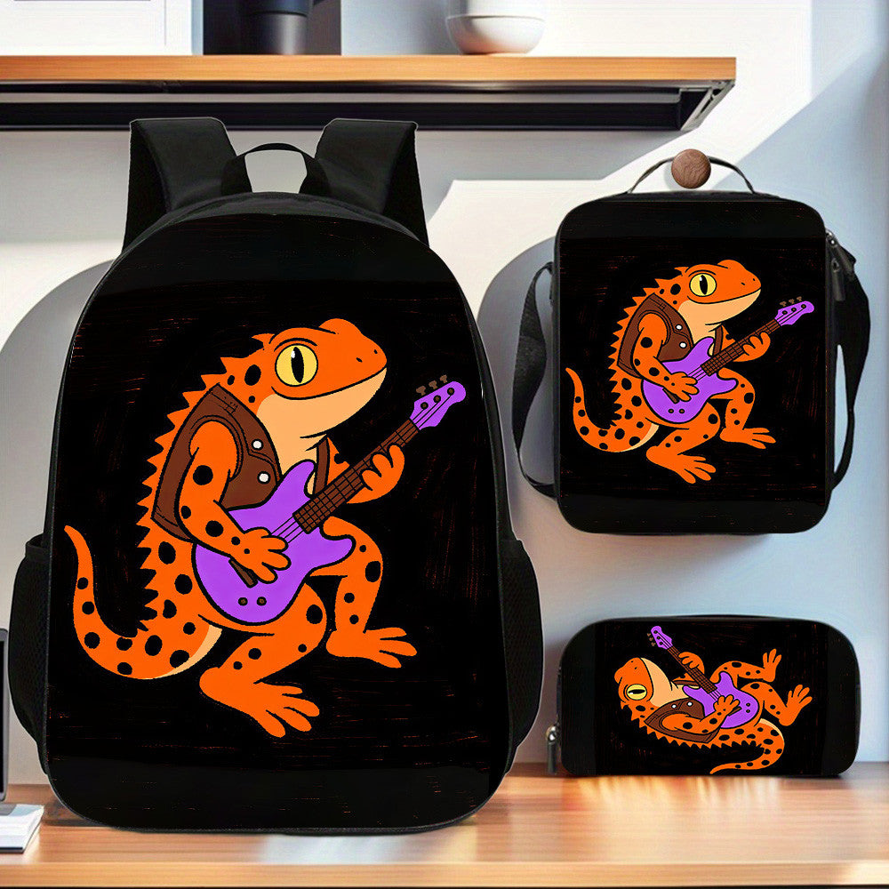 Funny Rocker Animals Non-Food Contact 3pcs Set High Version Premium Backpac