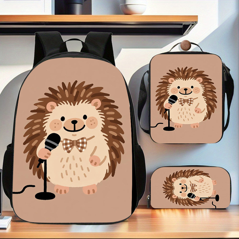 Funny Rocker Animals Non-food Contact 3pcs/ Set High-Capacity Polyester Cas