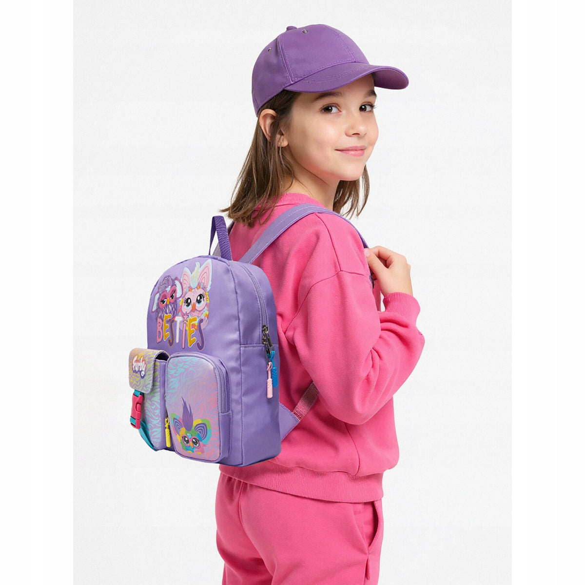 Furby School Backpack for School Girl Purple 5907964261445 Packaging status original