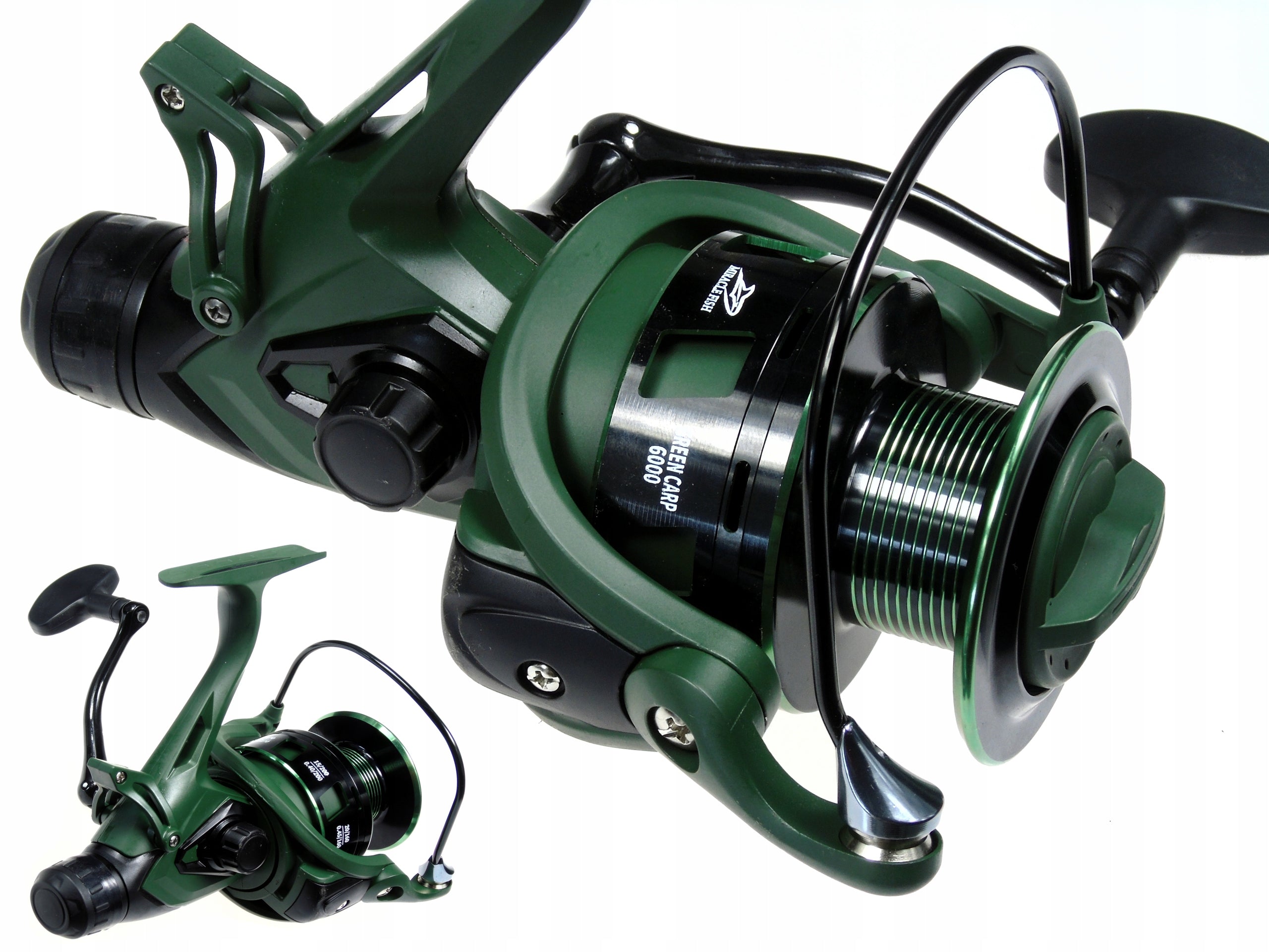G-CARP 6000 Reel WITH FREE GEAR 2X SPOOL BRAIDED FISHING LINE