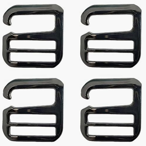 G FLAT BUCKLES FOR LUGGAGE BELT BACKPACK STRAP 4 PCS FOR HOME