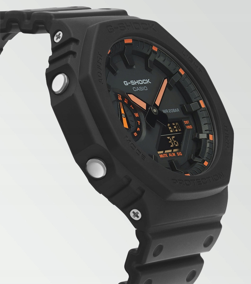 G-SHOCK OCTAGON GA-2100-1A4ER Neon Accent Series Manufacturer code GA-2100-1A4ER