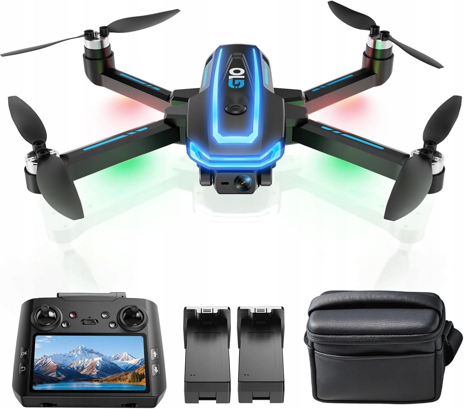 G10 GPS Drone 4K EIS 5G Brushless Folding 2 Batteries 45 min C0