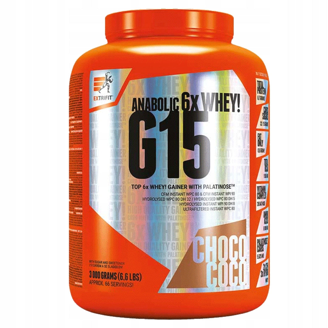 G15 Anabolic Gainer 3kg - vanilka