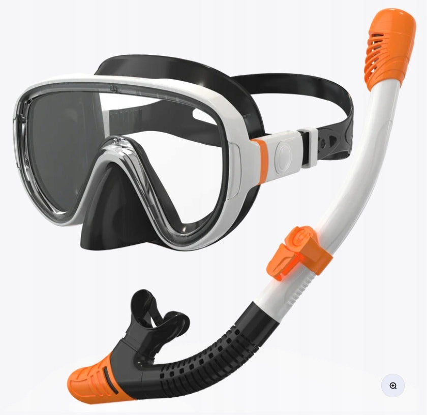 G2RISE SN05 MASK WITH SNORKEL FOR ADULTS HARDENED LENS