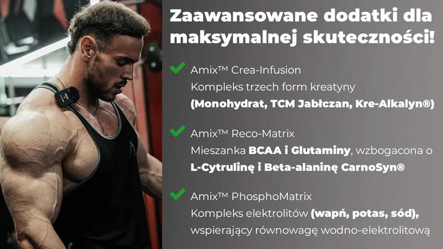 GAINER, CONDITIONER FOR DRY MUSCLE MASS - Extensive formula Amix CarboJet Expiration date at least 1 year from the date of purchase