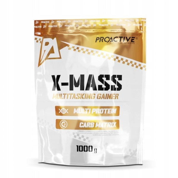 GAINER powder CARBOHYDRATE PROTEIN ProActive X-MASS Vanilla 1kg x 6 pcs. Manufacturer code 5902444717078