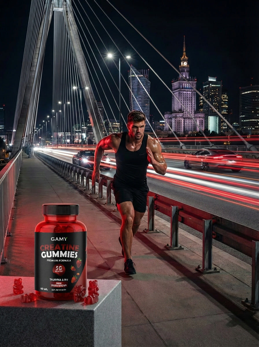GAMES CREATINE Jelly 120 pieces Monohydrate STRONG Performance Strength TAURINE B12 Brand no brand