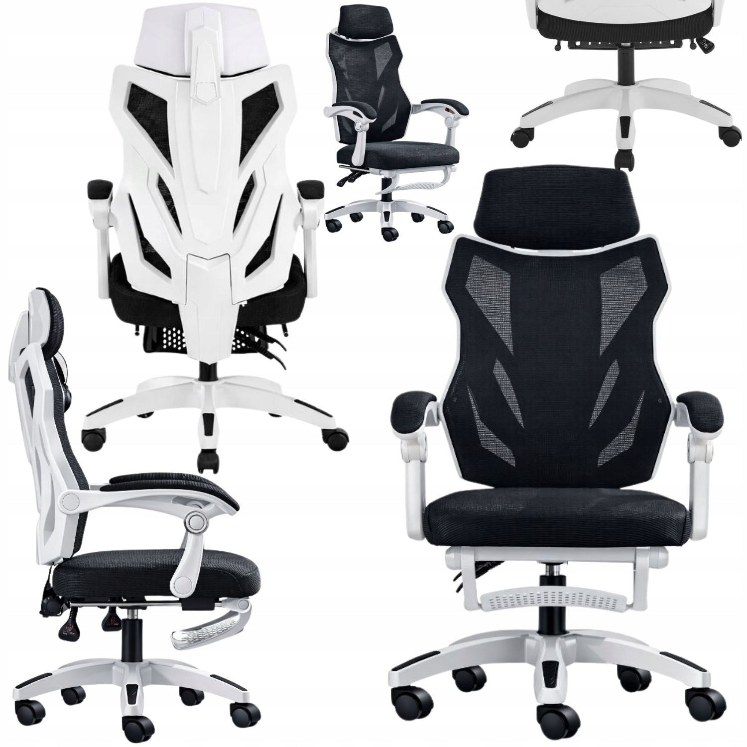 GAMING CHAIR ADJUSTABLE COMPUTER CHAIR WITH FOOTREST