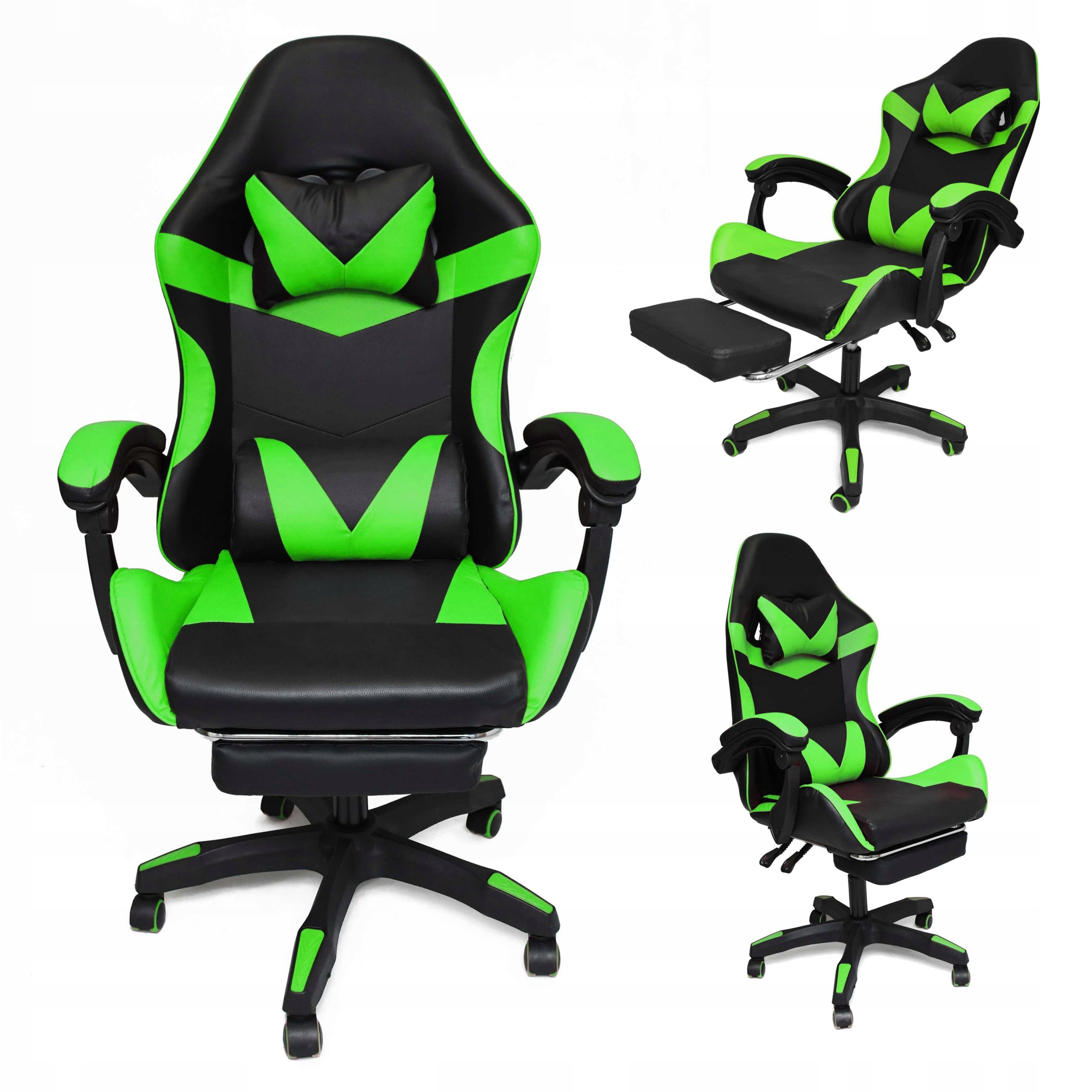 GAMING CHAIR COMPUTER SWIVEL FOR PLAYER WITH ERGONOMIC FOOTREST