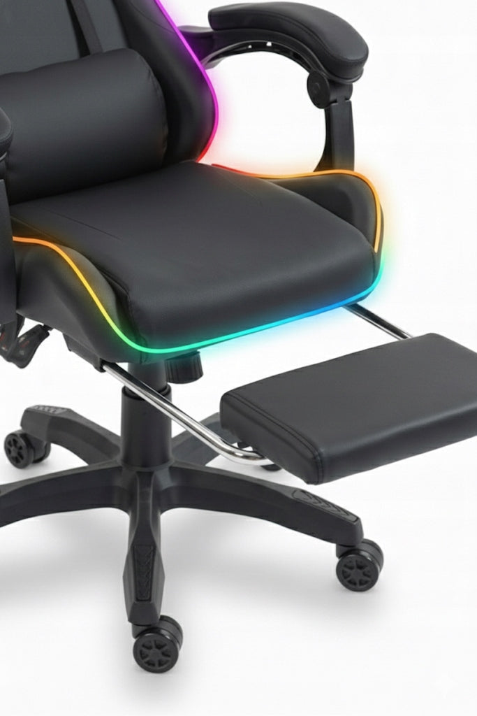 GAMING CHAIR LED CHAIR PREMIUM LED CHAIR 7 COLORS REMOTE CONTROL Brand Pegie Prestige