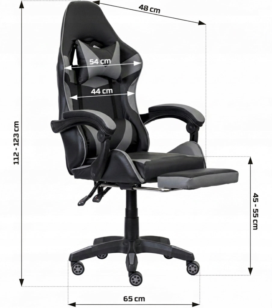 GAMING CHAIR LED CHAIR PREMIUM LED CHAIR 7 COLORS REMOTE CONTROL Furniture height 132 cm