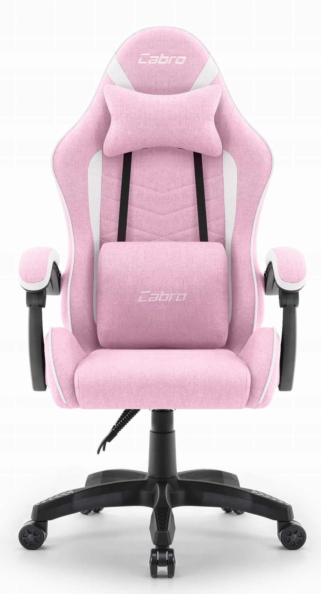 GAMING CHAIR MATERIAL CABRO C500 PINK WHITE FABRIC Brand no brand