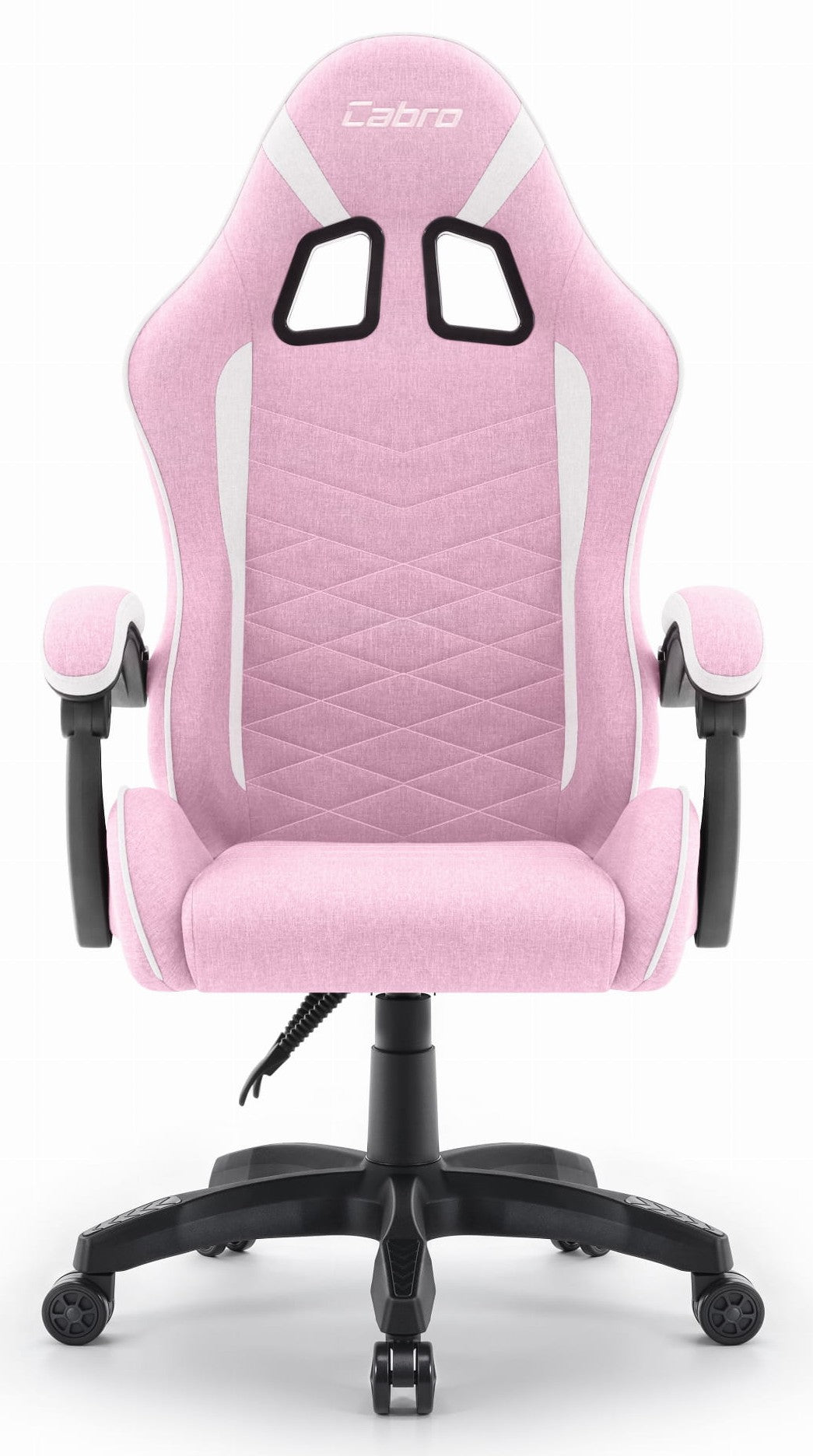GAMING CHAIR MATERIAL CABRO C500 PINK WHITE FABRIC Model C500 RÓŻOWO- BIAŁY