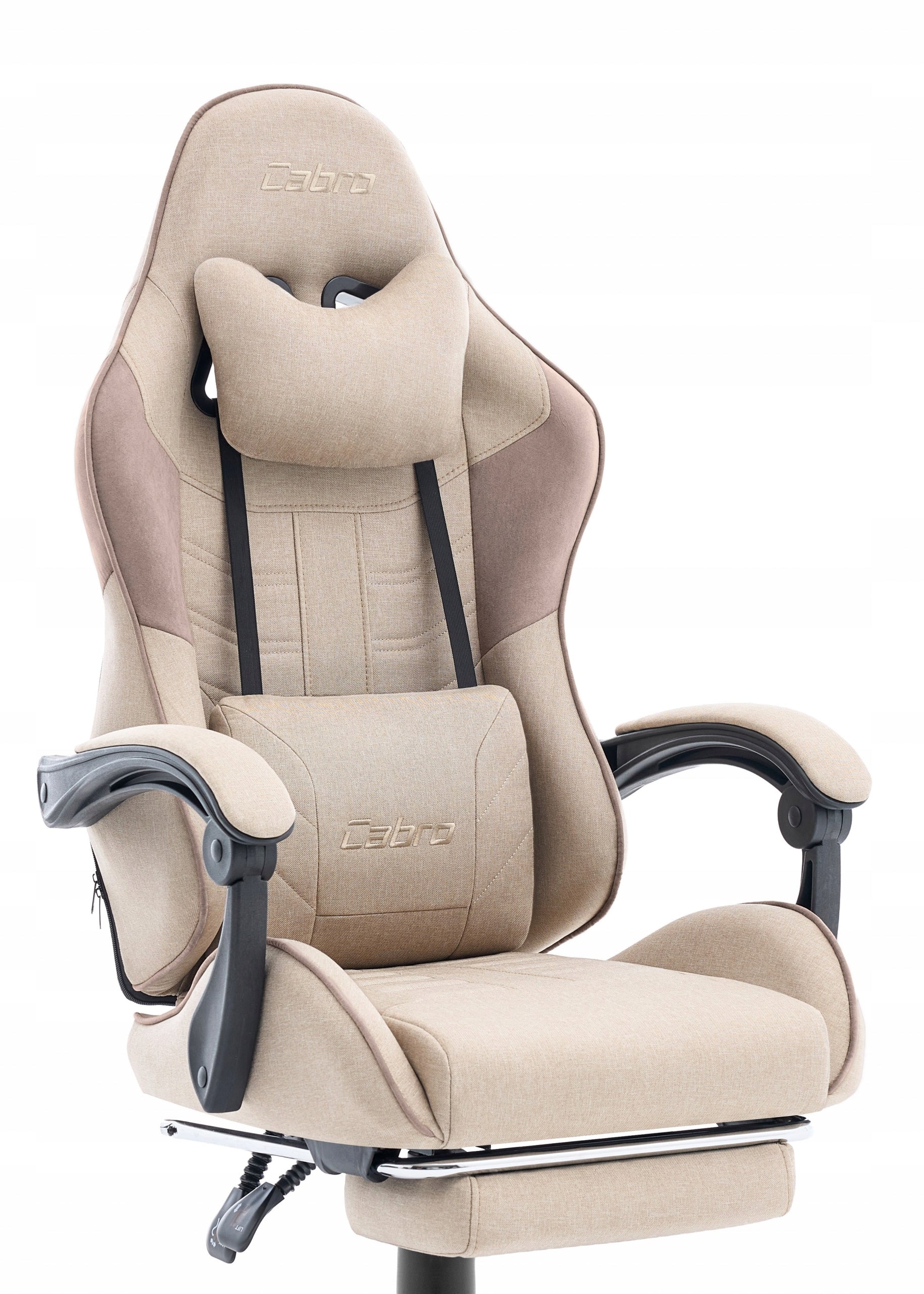 GAMING CHAIR MATERIAL CABRO C501 BEIGE FABRIC